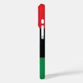 Rode, zwarte en groene vlag Case-Mate iPhone case (Achterkant / Links)