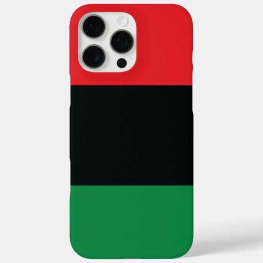 Rode, zwarte en groene vlag Case-Mate iPhone case (Achterkant)