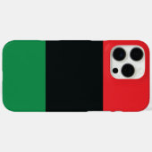 Rode, zwarte en groene vlag Case-Mate iPhone case (Achterkant (horizontaal))