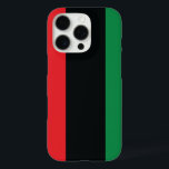 Rode, zwarte en groene vlag iPhone 16 pro hoesje<br><div class="desc">De drie Pan-Afrikaanse kleuren op de vlag vertegenwoordigen: RED: het bloed dat alle mensen van de zwarte Afrikaanse afstamming verenigt en voor bevrijding zorgt; BLACK: zwarte mensen wier bestaan als natie, maar niet als natie, wordt bevestigd door het bestaan van de vlag; en GREEN: de overvloed aan natuurlijke rijkdom van...</div>