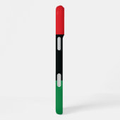 Rode, zwarte en groene vlag iPhone hoesje (Rechterkant)