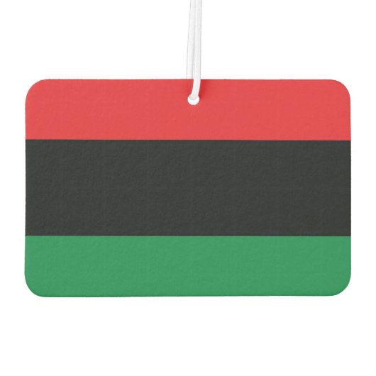 Rode, zwarte en groene vlag luchtverfrisser (Achterkant)