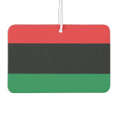 Rode, zwarte en groene vlag luchtverfrisser (Voorkant)