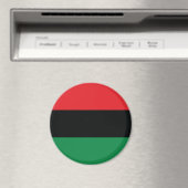 Rode, zwarte en groene vlag magneet (Insitu (Vaatwasser))