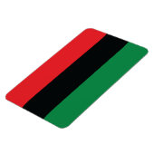 Rode, zwarte en groene vlag magneet (Linkerzijde)