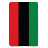 Rode, zwarte en groene vlag magneet (Verticaal)