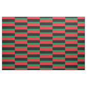 Rode, zwarte en groene vlag stof (Fat Quarter)