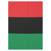 Rode, zwarte en groene vlag tafelkleed (Voorkant)