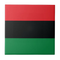 Rode, zwarte en groene vlag