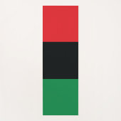 Rode, zwarte en groene vlag yogamat (Voorkant)