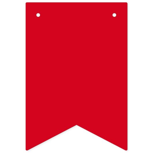 Rode zwarte en witte strepen Happy Birthday  Vlaggetjes (Eerste vlag)