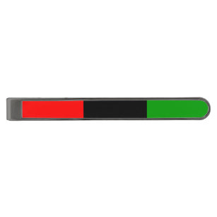 Rode, zwarte, groene pan-Afrikaanse vlag Verbronsde Dasspeld
