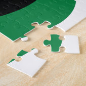 Rode, Zwarte & Groene Vlag Legpuzzel (Zijkant)