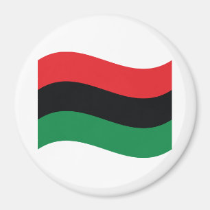 Rode, Zwarte & Groene Vlag Magneet