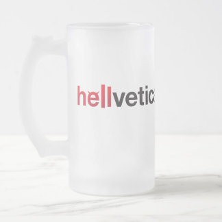 Rode & Zwarte helvetica woordmerk Matglas Bierpul