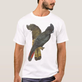 Rode zwarte katkatoenpaar t-shirt