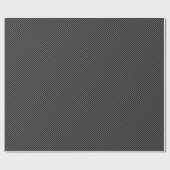 Rode & Zwarte Koolstofvezel Basis Cadeaupapier (Vlak)