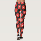 Rode/zwarte Leggings (Achterkant)