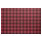 Rode zwarte Lumberjack Buffalo Plaid Pattern Fabri Stof (Yard (91,4 cm))