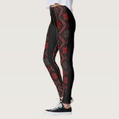 rode & zwarte mooie leggingen leggings (Links)