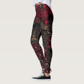 rode & zwarte mooie leggingen leggings (Links)