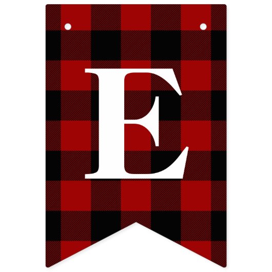  rode, zwarte pietluttige kerst! vlaggetjes (Tweede vlag)