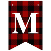  rode, zwarte pietluttige kerst! vlaggetjes (Eerste vlag)