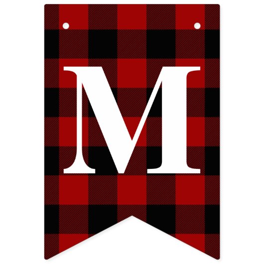  rode, zwarte pietluttige kerst! vlaggetjes (Eerste vlag)