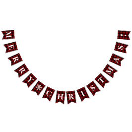  rode, zwarte pietluttige kerst! vlaggetjes