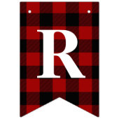  rode, zwarte pietluttige kerst! vlaggetjes (Derde vlag)