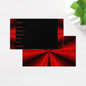 Rode zwarte regenboog in Visitekaartjes met blader (Bureau)