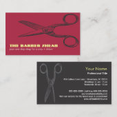 Rode & Zwarte Scharen Bizcard Visitekaartje (Voorkant / Achterkant)