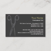 Rode & Zwarte Scharen Bizcard Visitekaartje (Achterkant)