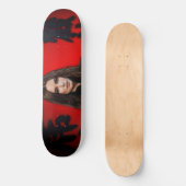 Rode Zwarte skateboard (Voorkant)
