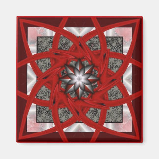 Rode Zwarte Ster 2 Magneet