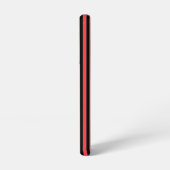 Rode zwarte strepen samsung galaxy hoesje (Linkerkant)