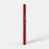 Rode zwarte strepen samsung galaxy hoesje (Rechterkant)