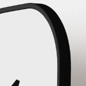 Rode zwarte tekst sport aangepaste monogram naam e pickleball paddle (Links Detail)