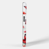 Rode & Zwarte Vlinders Bloemen iPhone / iPad hoesj Case-Mate iPhone Case (Achterkant / Rechts)
