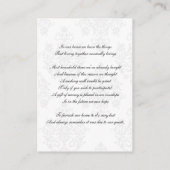 Rode zwarte wenskaarten informatiekaartje (Achterkant)