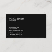 Rode Zwarte Witte Driehoeken Visitekaartje (Achterkant)