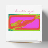 rode zwemmermaïde bedankdoosjes (Bovenkant)