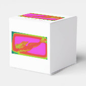 rode zwemmermaïde bedankdoosjes (Achterkant)