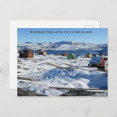 Rodebay Oqaatsut Groenland Briefkaart (Voorkant / Achterkant)