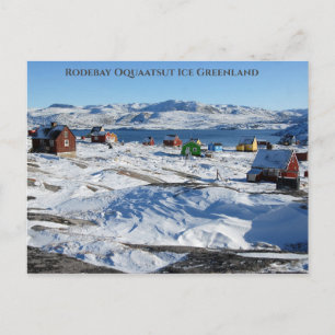 Rodebay Oqaatsut Groenland Briefkaart