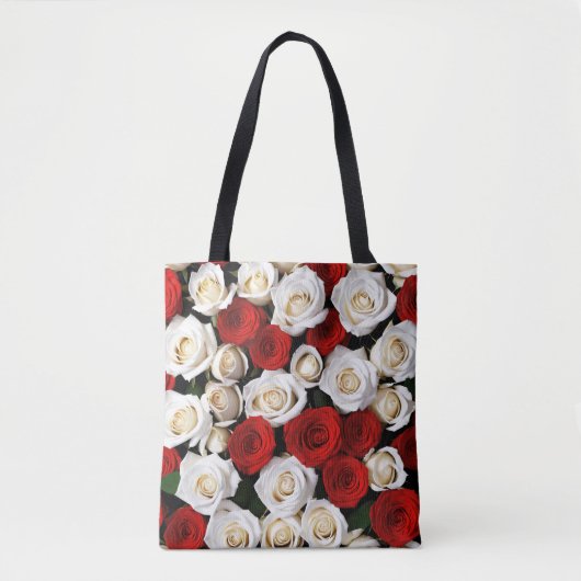RodeenWitteRozen Tote Bag (Voorkant)