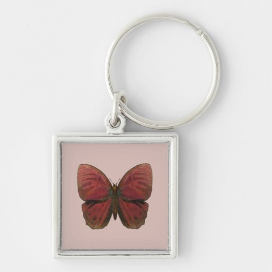 Rodehaanvlinder Sleutelhanger (Voorkant)