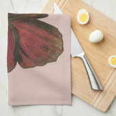 Rodehaanvlinder Theedoek (Quarter Fold)