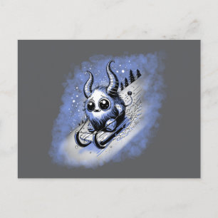 rodelmonster briefkaart