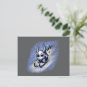 rodelmonster briefkaart (Staand voorkant)